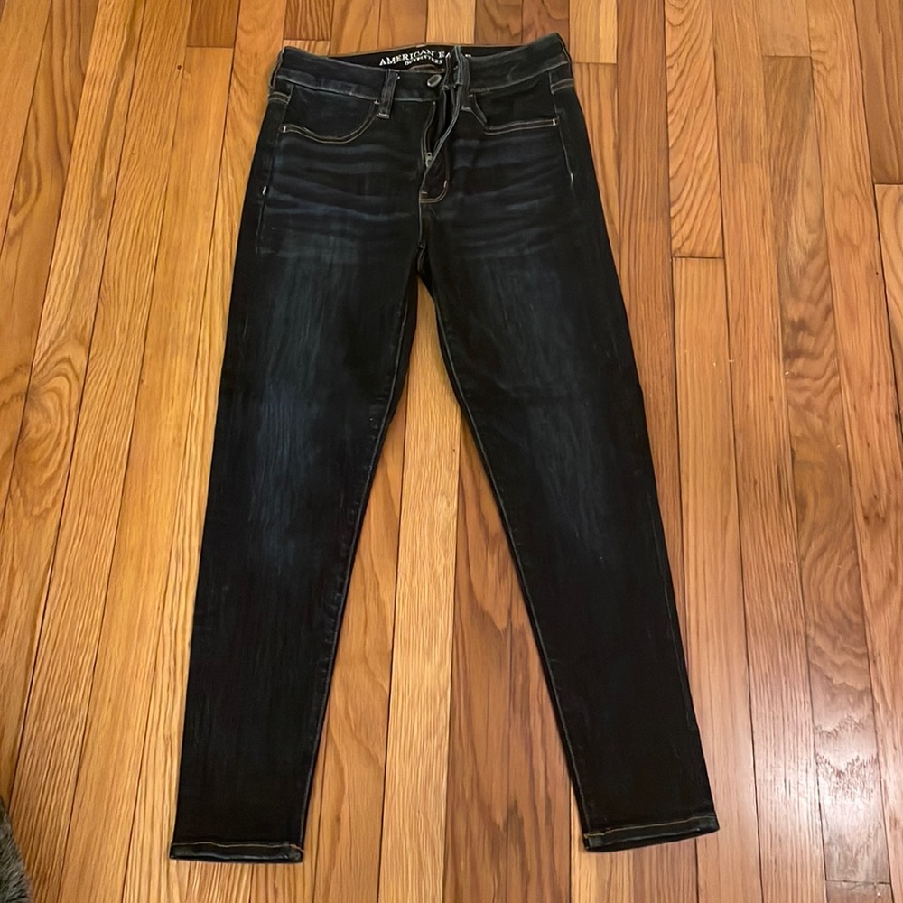Dark wash AE Jeggings